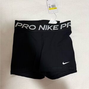 NWT Women's Black Nike Pro Shorts